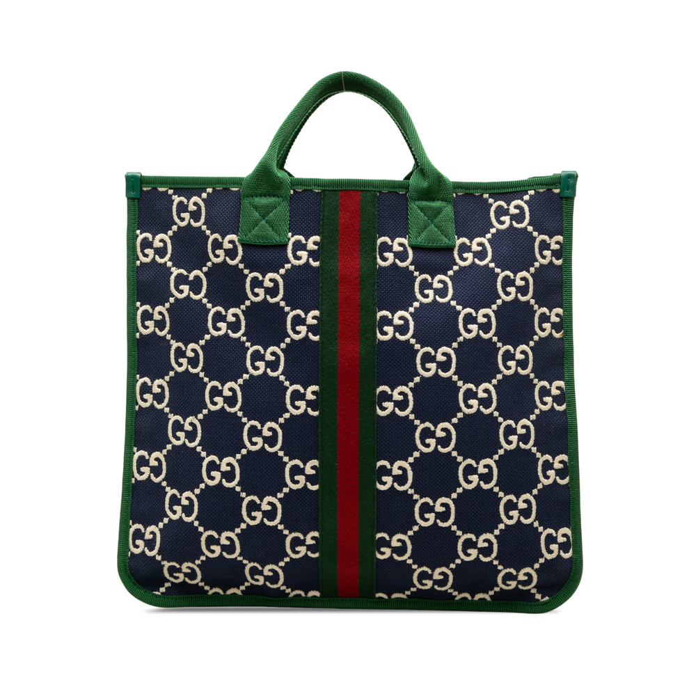 Pre-Loved Gucci Childrens GG Nylon Web Tote